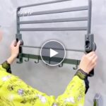 Klappbares Badezimmerregal – video