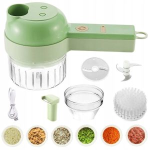 Elektrischer Handgemüseschneider 4 in 1