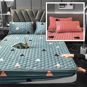 Weiches, komfortables Bettenset (Überzüge + 2x Kissenbezüge)