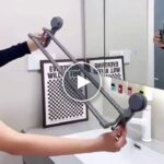 Doppelter Handtuchhalter ohne Bohren – video
