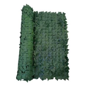 Sichtschutz mit künstlichen Blättern