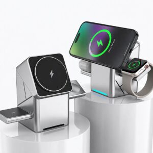 Dreifach-Wireless-Ladestation
