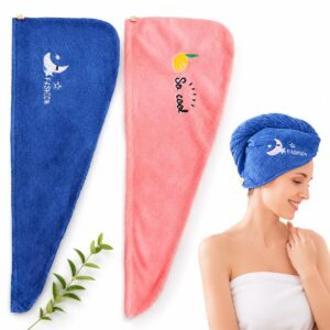 Schnelltrocknendes Haartuch (2 Stück)